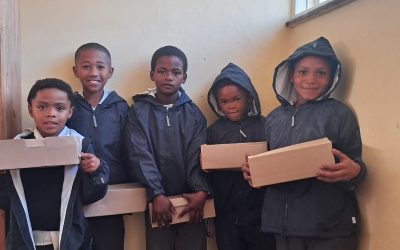 Windbreakers, shoes and socks… and a little truck to carry it all!